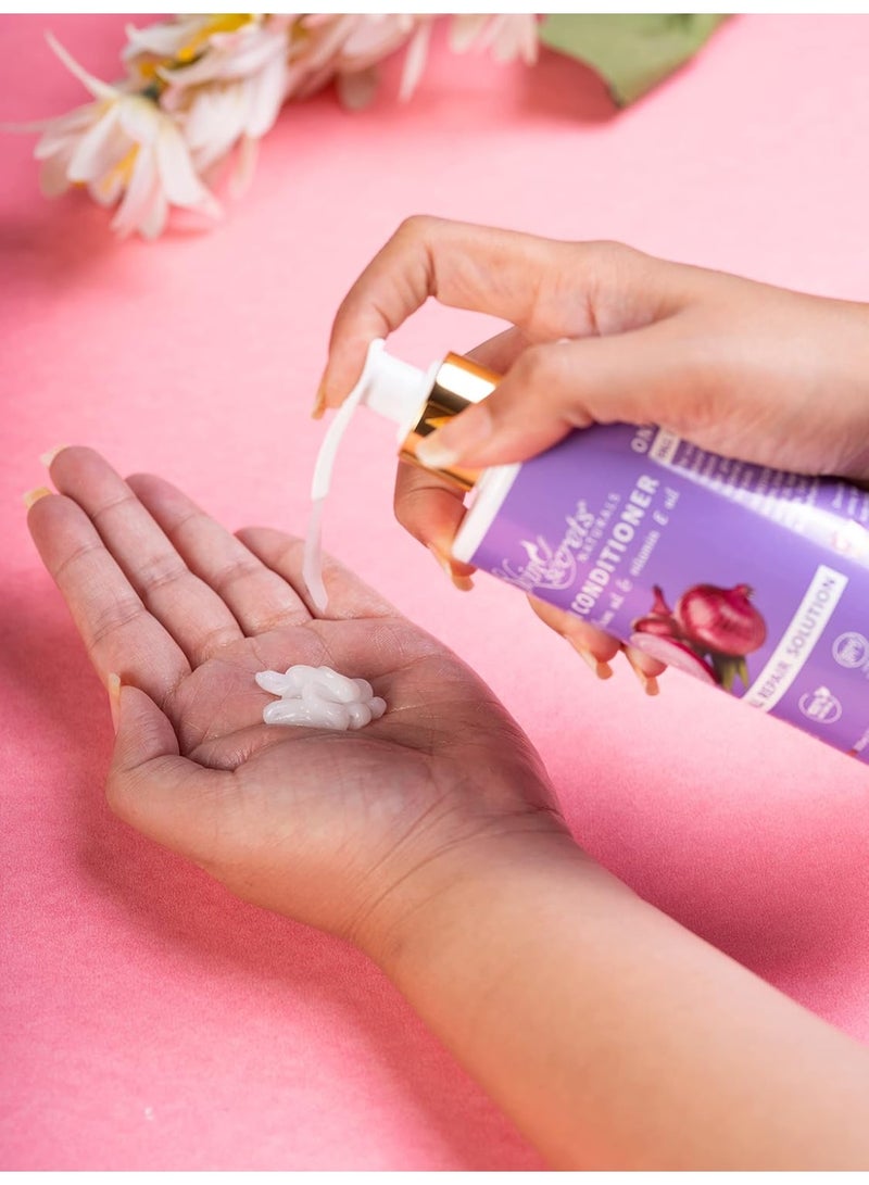 Skin Secrets Onion Conditioner with Onion Seed Extract & Pro-Vitamin B5| No Parabens, Mineral Oil, Silicones, Color| 300ml - Image 3