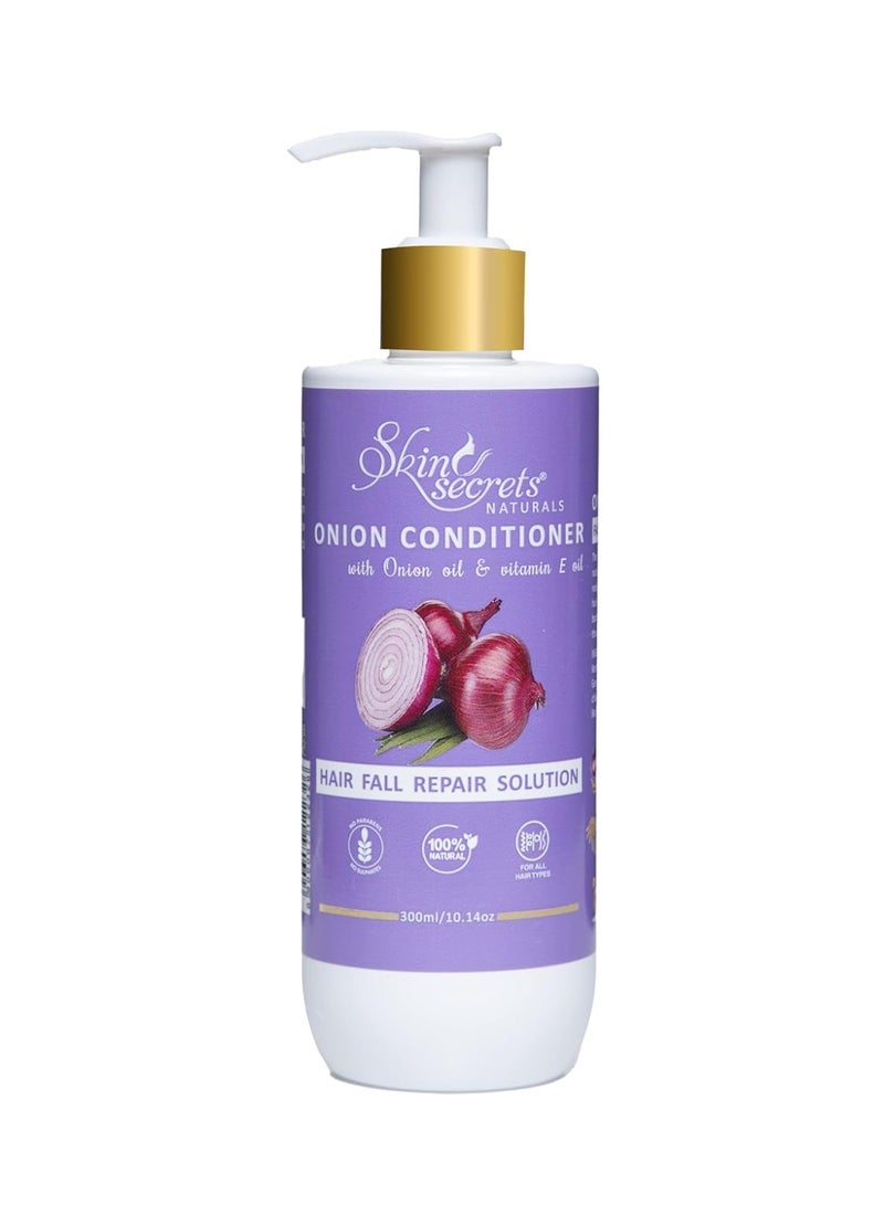 Skin Secrets Onion Conditioner with Onion Seed Extract & Pro-Vitamin B5| No Parabens, Mineral Oil, Silicones, Color| 300ml - Image 1