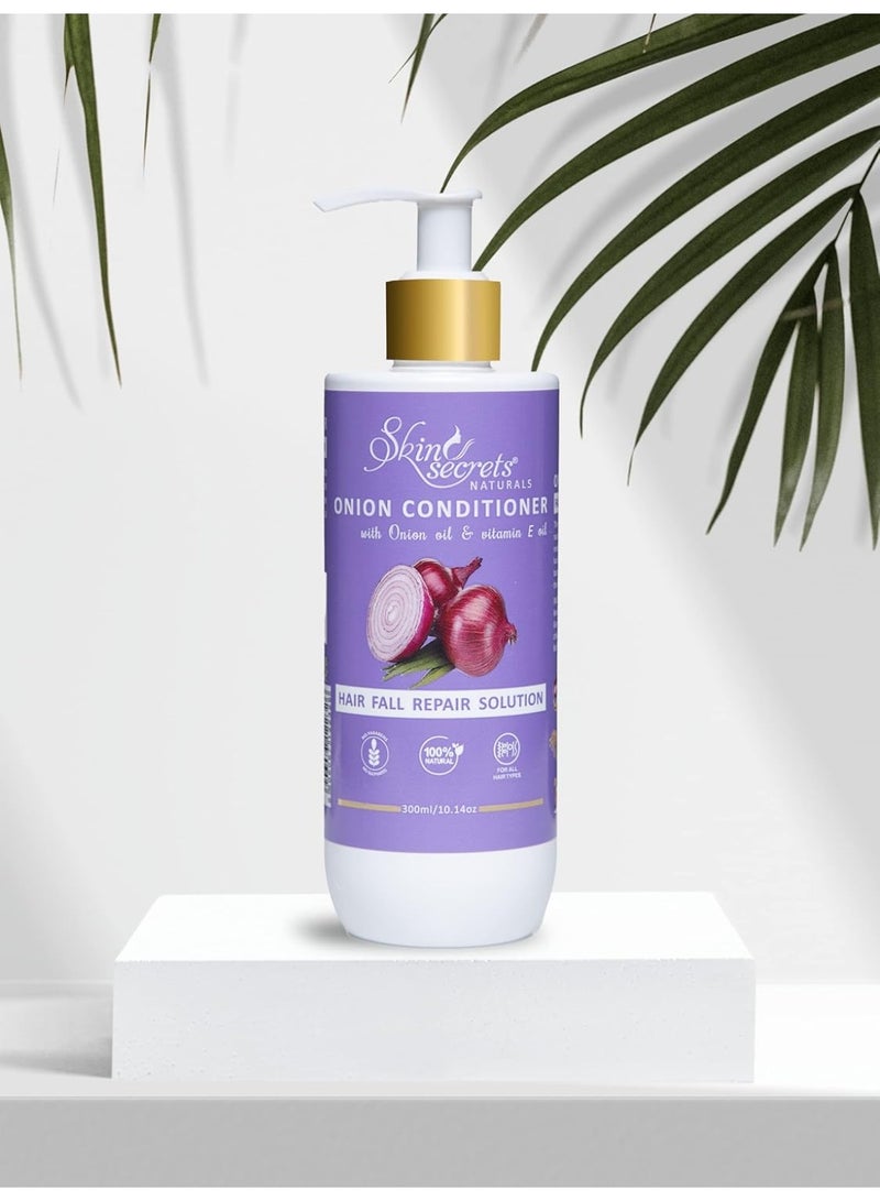 Skin Secrets Onion Conditioner with Onion Seed Extract & Pro-Vitamin B5| No Parabens, Mineral Oil, Silicones, Color| 300ml - Image 2