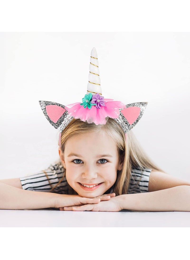 SYOSI 3 Piece Girls Costume, Macaron Princess Dress Up Outfit with Tutu Skirt Headband, for 3-10y Kids Carnival Cosplay Costume Accessories - Image 2