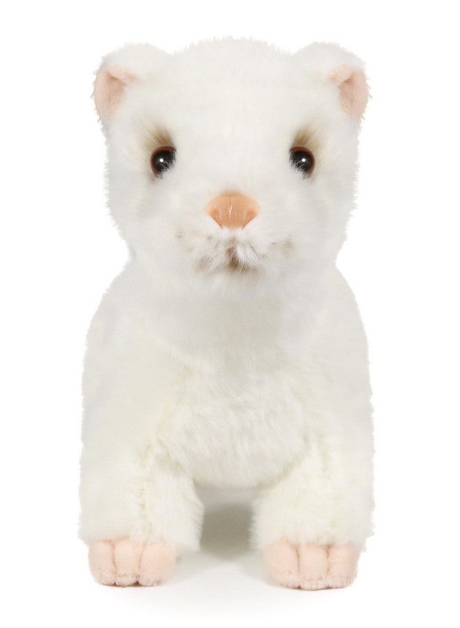 Ice King Bear Ferret Stuffed Animal Plush Toy 12 Inches (White) - Image 1