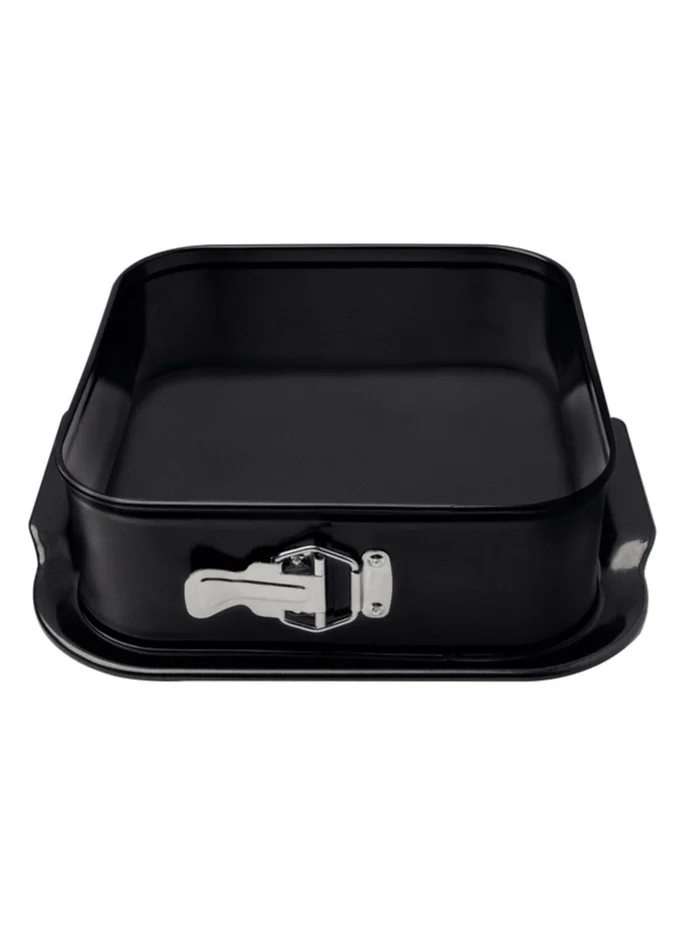 TRAMONTINA Tramontina 24cm Black Aluminum Baking Cake Pan with Removable Bottom with Interior and Exterior Starflon Max PFOA Free Nonstick Coating