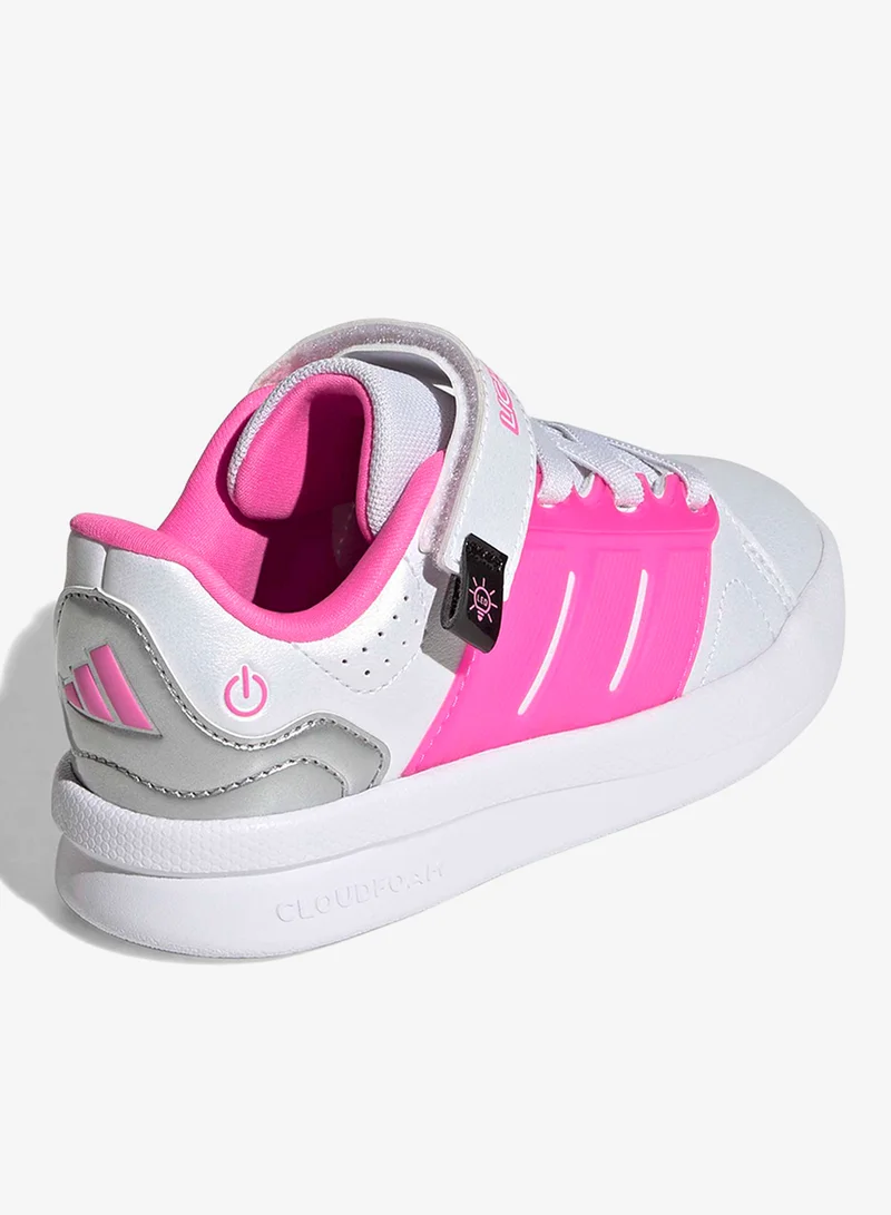 Adidas FTWWHT/LUCPNK/SILVMT Kids Lightoramaourt  | Best Price UAE