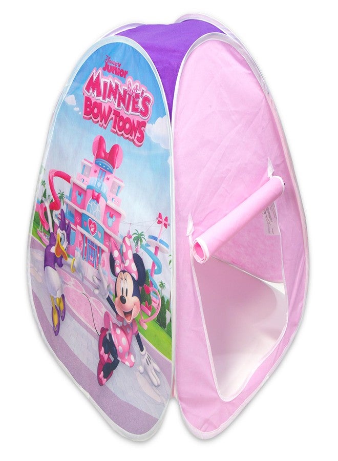 Minnie Mouse Pop Up Tent for Kids - Bundle with Minnie Play Tent for Boys and Girls Plus Stickers, More | Tent for Kids, Toddlers - Image 4