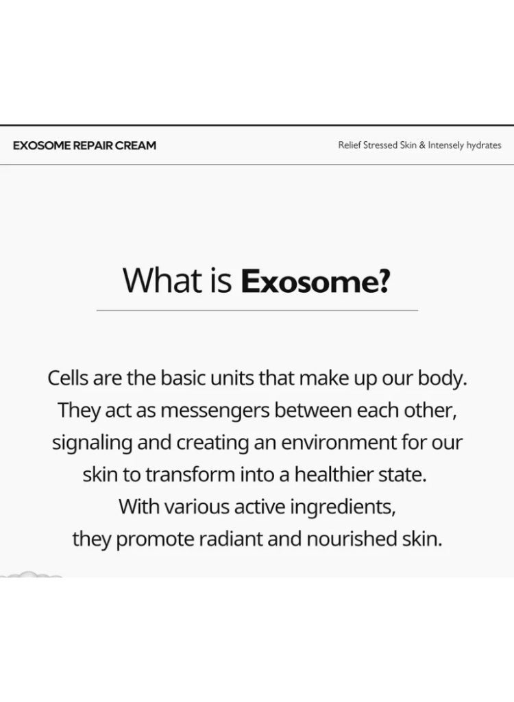 دكتور ميلاكسين إصلاح البشرة المتضررة والتجاعيد والبهتان – كريم Dr. Melaxin Exosome Repair لتجديد البشرة وترطيبها وتعزيز مرونتها - Image 3
