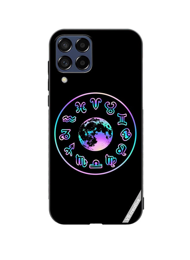 VR CREATIVE Protective Case Cover For Samsung Galaxy M33 Abstract Pattern Sings Design Multicolour - Image 1