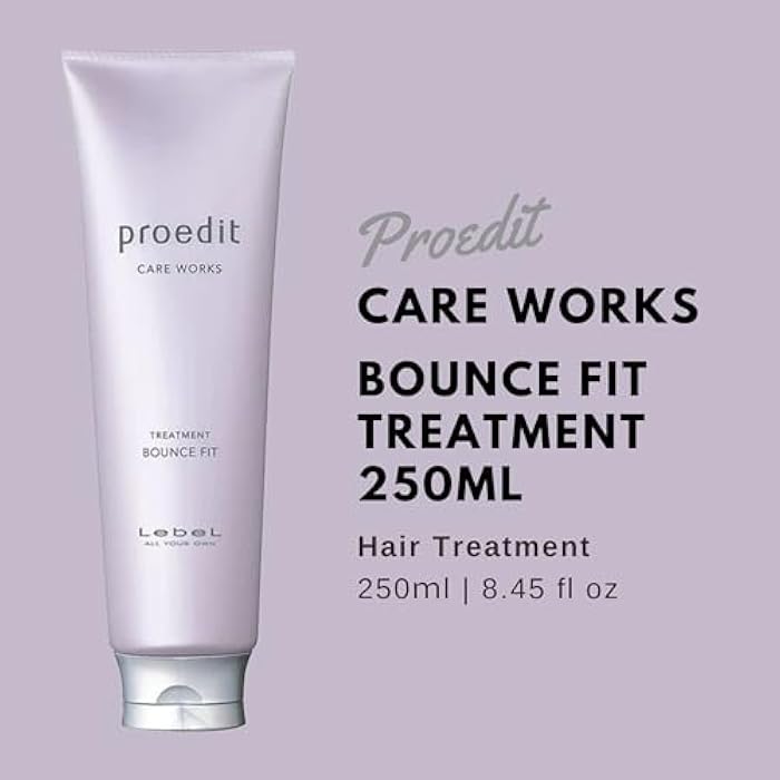 Lebel Proedit Care Works Hair Shampoo 300ml & Hair Ttreatment 250ml Set - Bounce Fit - Image 4