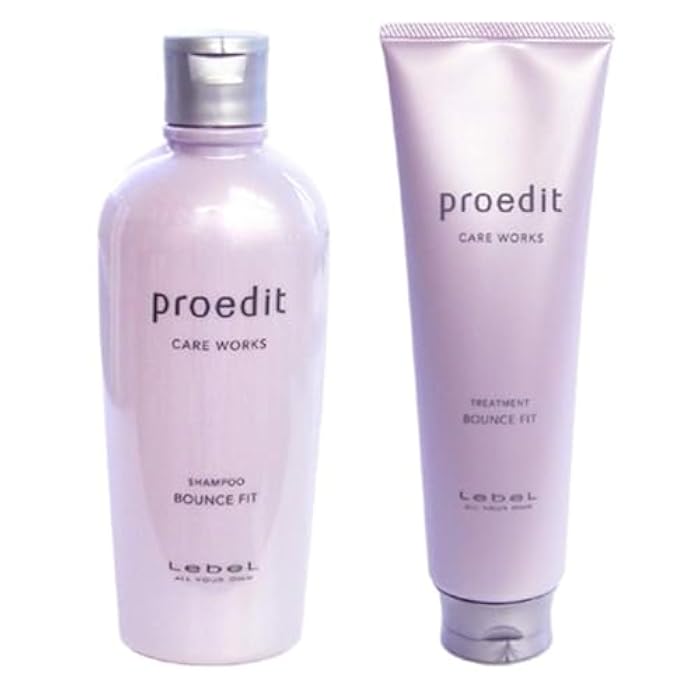 Lebel Proedit Care Works Hair Shampoo 300ml & Hair Ttreatment 250ml Set - Bounce Fit - Image 1