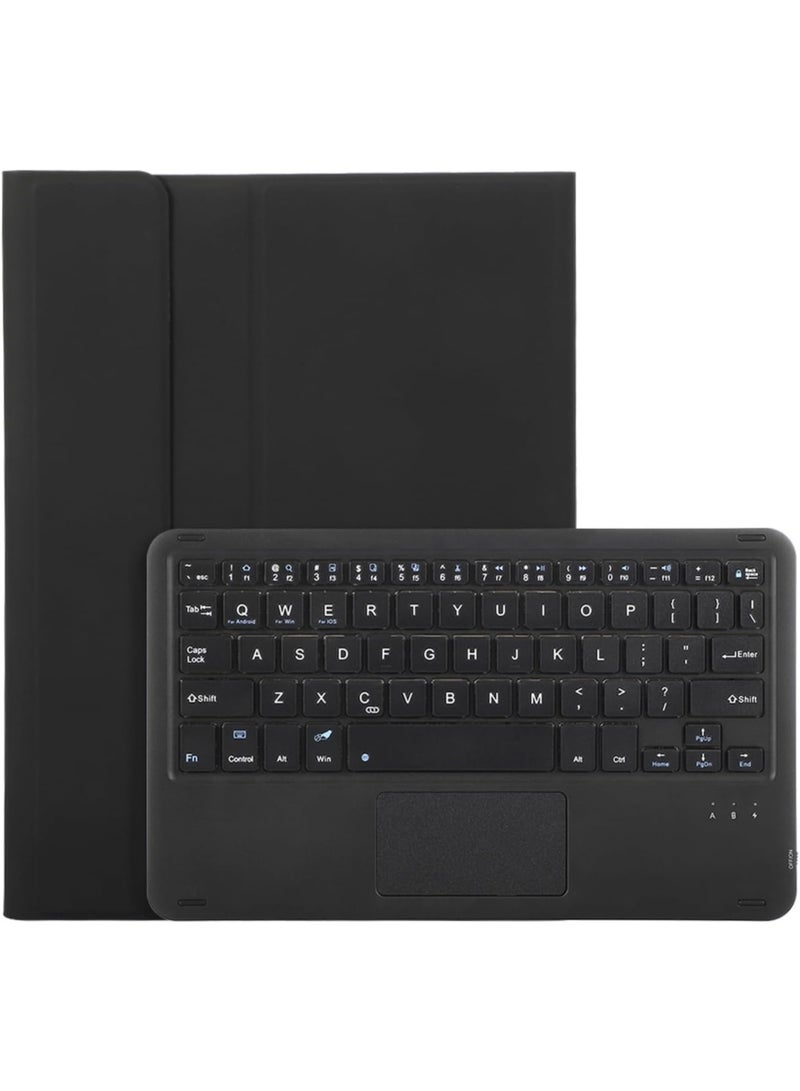 Muzz Keyboard Case for 11 inch Samsung Galaxy Tab S11 2025 with S Pen Holder - Slim Stand Cover Detachable Wireless Bluetooth Keyboard with Smart Touchpad for Galaxy Tab S11 Black - Image 4