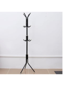 Arabest Coat Rack Freestanding, Entryway Hall Tree With 12 Hooks, Coat Hanger Stand, Floor Standing Coat Rack, Coat Rack Stand, Clothes Rack, Coat Tree, Black  - Image 3