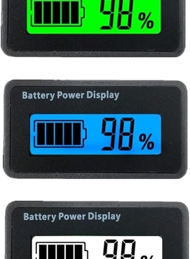 Mini DC Voltage Meter For 12V 24V 48V Lead Acid Lithium Battery Green Backlight - Image 1