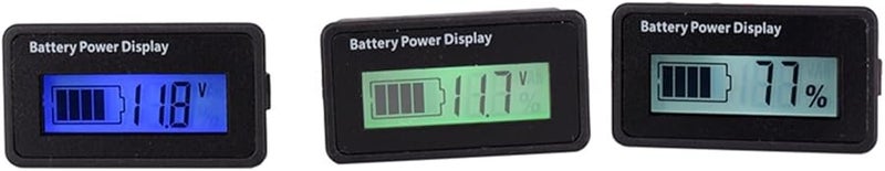 Mini DC Voltage Meter For 12V 24V 48V Lead Acid Lithium Battery Green Backlight - Image 5