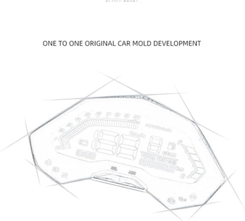 QASULER Motorcycle Speedometer Screen Protector - Image 2
