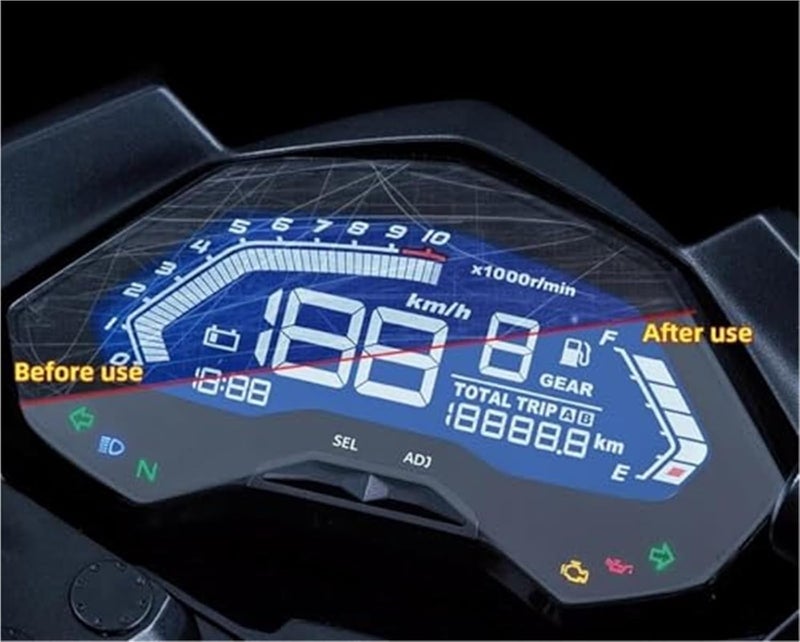 QASULER Motorcycle Speedometer Screen Protector - Image 5