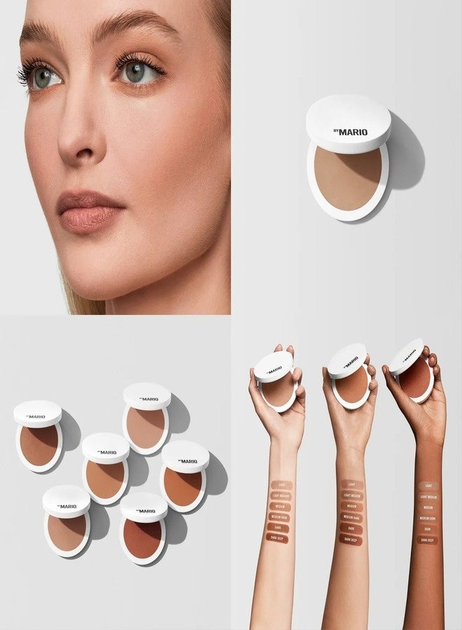 MAKEUP BY MARIO SoftSculpt® Talc-Free Blurring Bronzer 7g – Shade Dark Deep – Natural Matte Finish, Buildable, Blurring Effect - Image 5