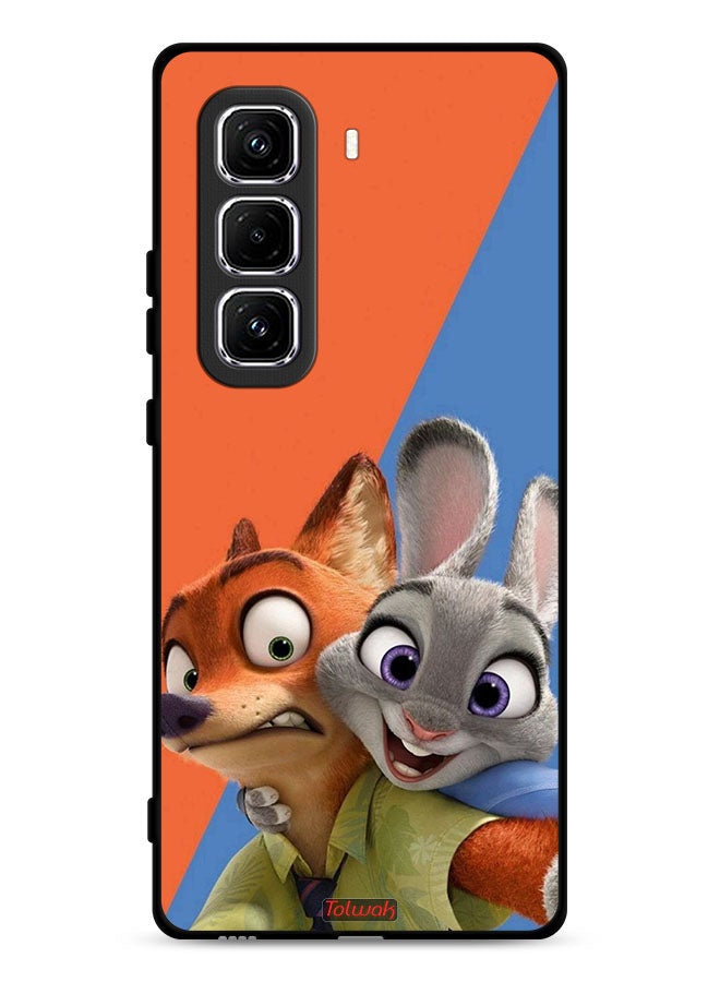 Tolwak Infinix Hot 50 Pro Plus 4G Protective Case Cover Best Friends - Image 1