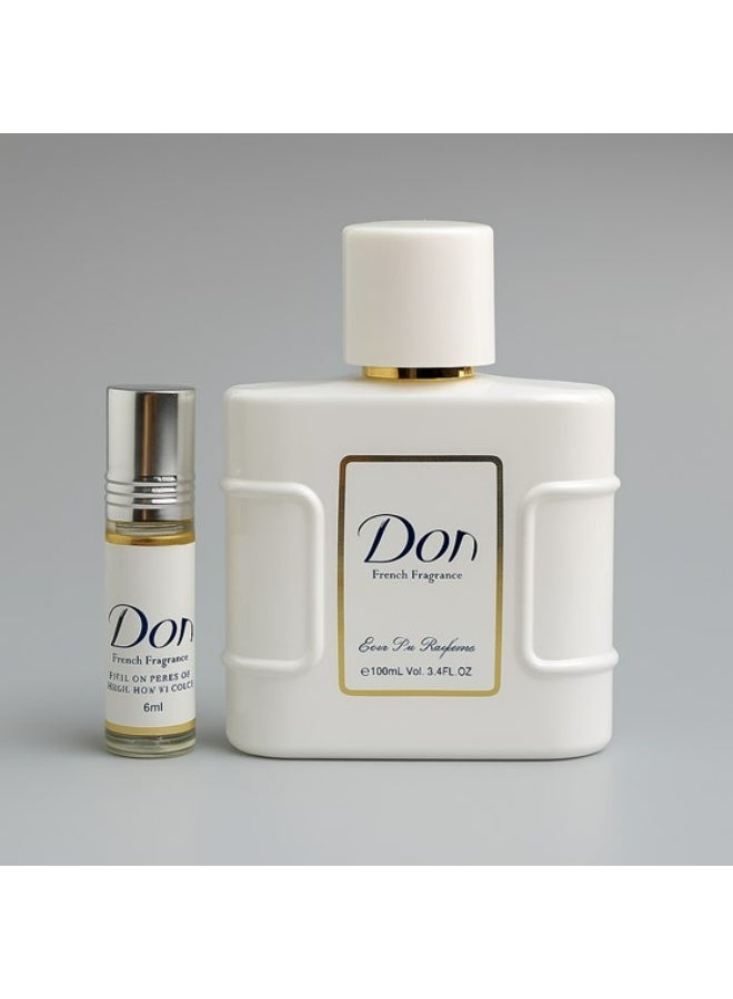دون مجموعة عطر دون 100مل + عطر دون رول 6مل - Image 4