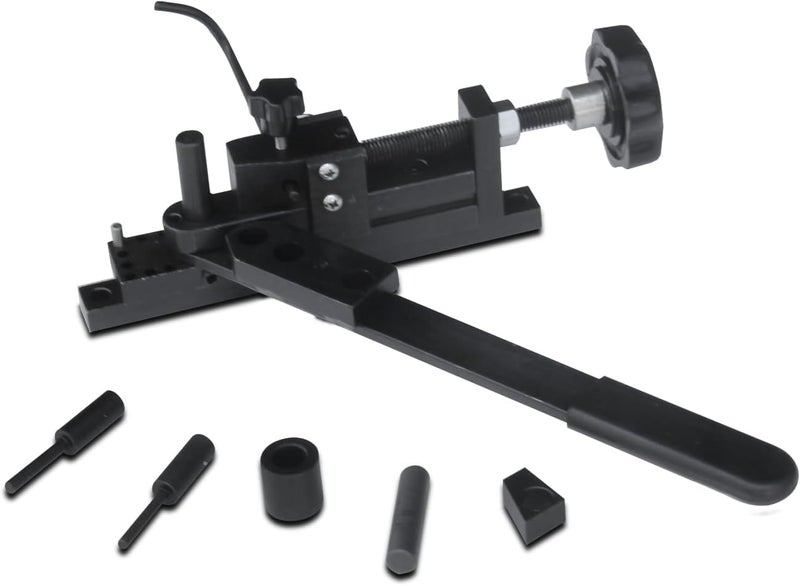 SAMENX Tools Mini Rod Bender Metal Bending Tool Universal Bending Machine for Clamp Hook Coil Wire Flat Round Stock Tubing - Image 1