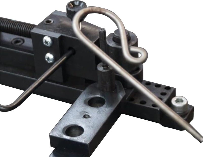 SAMENX Tools Mini Rod Bender Metal Bending Tool Universal Bending Machine for Clamp Hook Coil Wire Flat Round Stock Tubing - Image 5