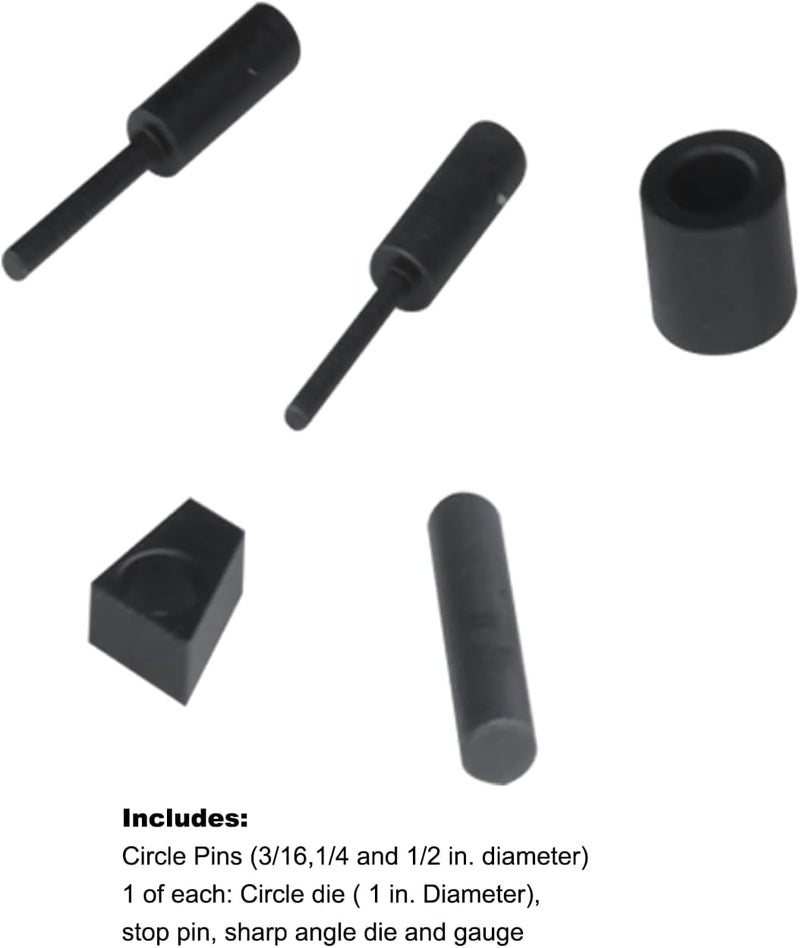 SAMENX Tools Mini Rod Bender Metal Bending Tool Universal Bending Machine for Clamp Hook Coil Wire Flat Round Stock Tubing - Image 4