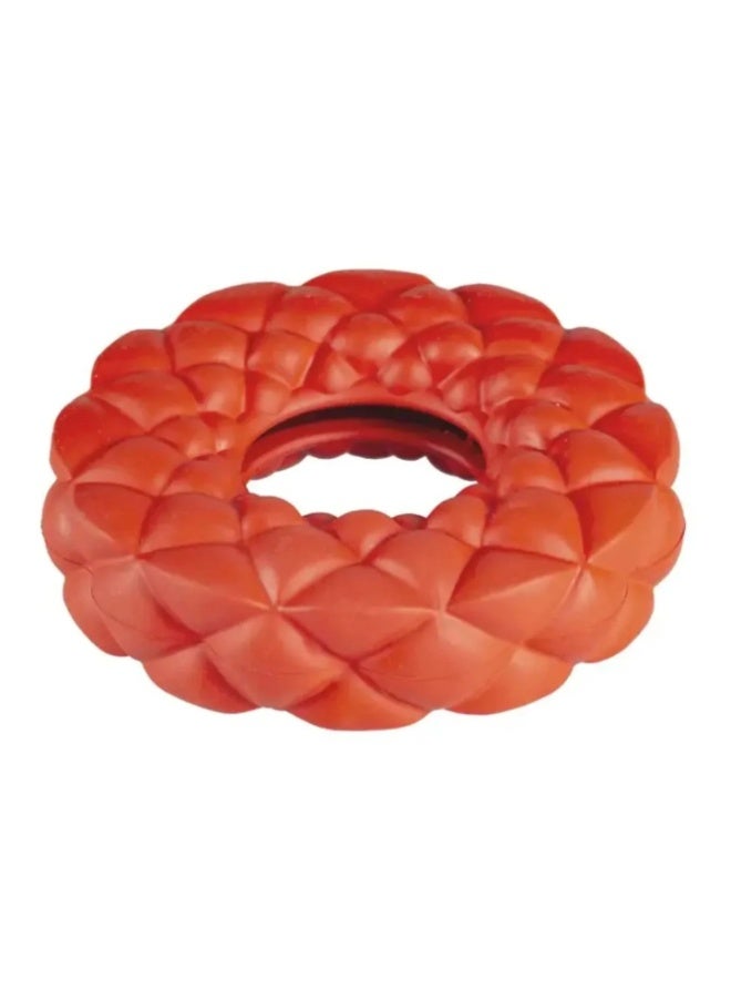 Duvo+ Rubber Bubble Ring Dispenser Dog Toy – 11x11x3.3cm