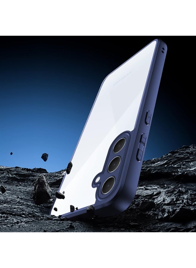 Compatible with Samsung Galaxy A26 5G Case Transparent, Military-Grade Shockproof Anti-Yellowing, Slim Protective Phone Case Full Bumper Cover With Camera Protective (Blue) - Image 4