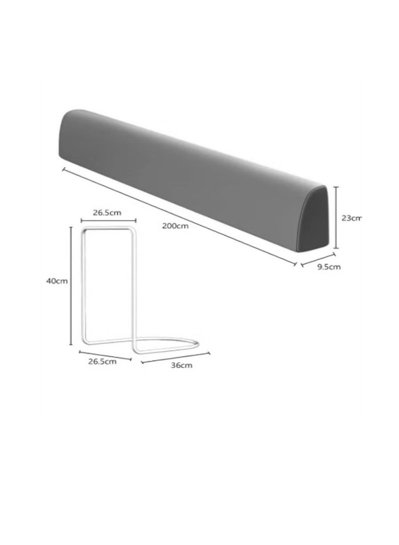 Crib Bed Rail Guard Upgraded Child Guard,Collapsible Baby Side Bedrail,Foldable Safeguard for Queen King Twin Bed,Kids' Safety Bed Fence,with Adjustable Height,200cm  - Image 2