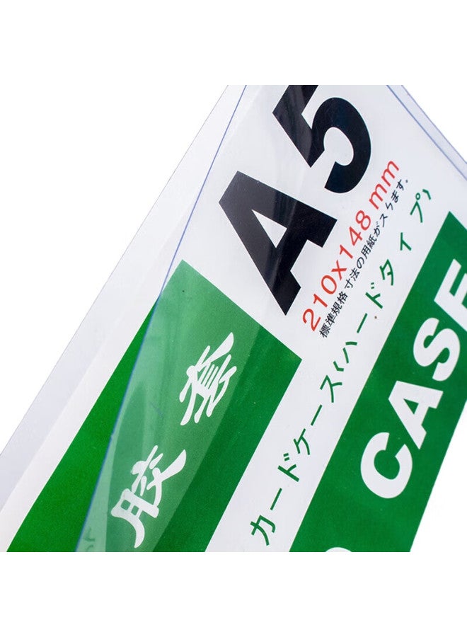 elifo Yili Feng, Hard Plastic Card Sleeves, Transparent Document Holders, Display Frames, Pvc Card Sleeves, Hard Plastic Sleeves, Paper Protective Sleeves, Material Display Bags, Card Sleeves, Kashi A5 Transparent Hard Plastic Sleeves, 10-Pack - Image 3