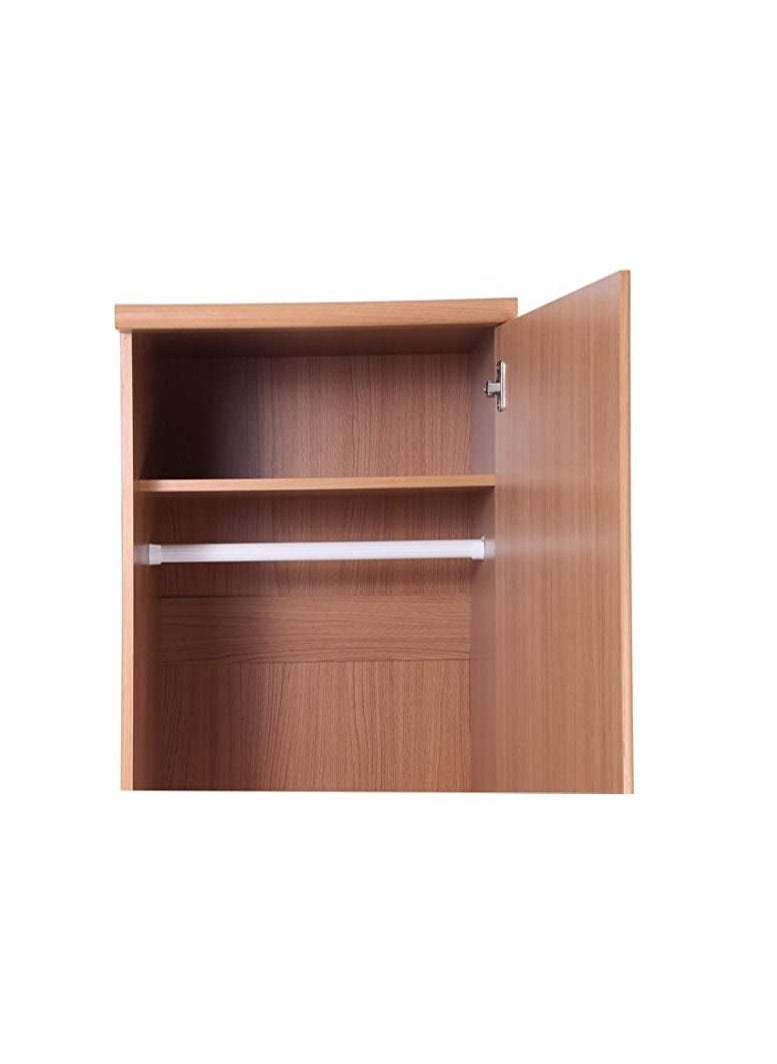 SULSHA - Wood Wardrobe - Cabinet/Cupboard 1 Door Beige - Image 1