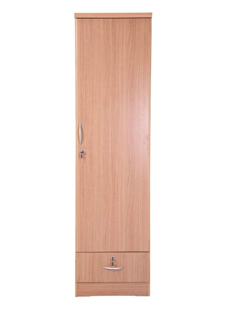 SULSHA - Wood Wardrobe - Cabinet/Cupboard 1 Door Beige - Image 1