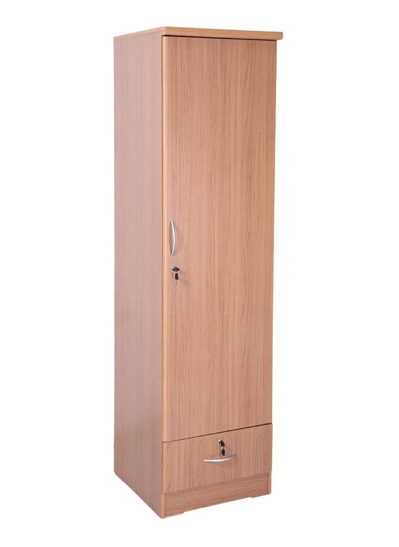 SULSHA - Wood Wardrobe - Cabinet/Cupboard 1 Door Beige - Image 1