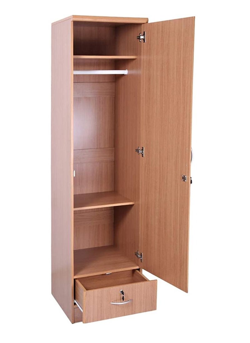 SULSHA - Wood Wardrobe - Cabinet/Cupboard 1 Door Beige - Image 1