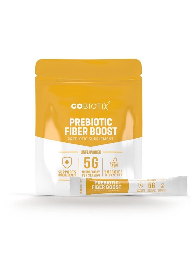 GoBiotix Prebiotic Fiber Supplement - Supports Digestive Health and Regularity - Soluble Powder Fiber Supplement - Gummies Alternative - Gluten Free, Sugar-Free, Keto and Vegan - Image 1