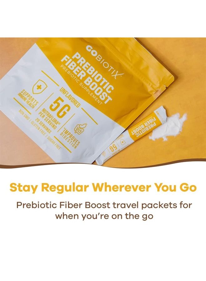 GoBiotix Prebiotic Fiber Supplement - Supports Digestive Health and Regularity - Soluble Powder Fiber Supplement - Gummies Alternative - Gluten Free, Sugar-Free, Keto and Vegan - Image 4