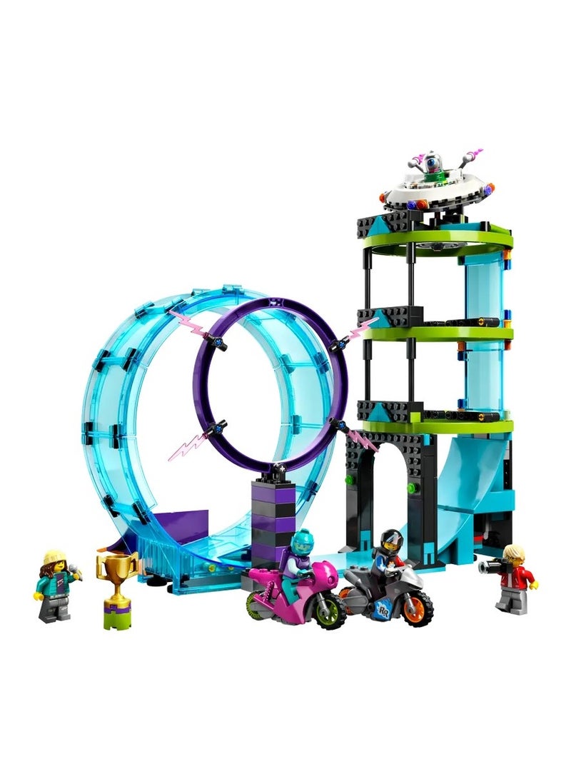 ليغو ليجو حلبة الدراجين الخطرة للشقلبة 385 قطعة - 60361 - Image 2
