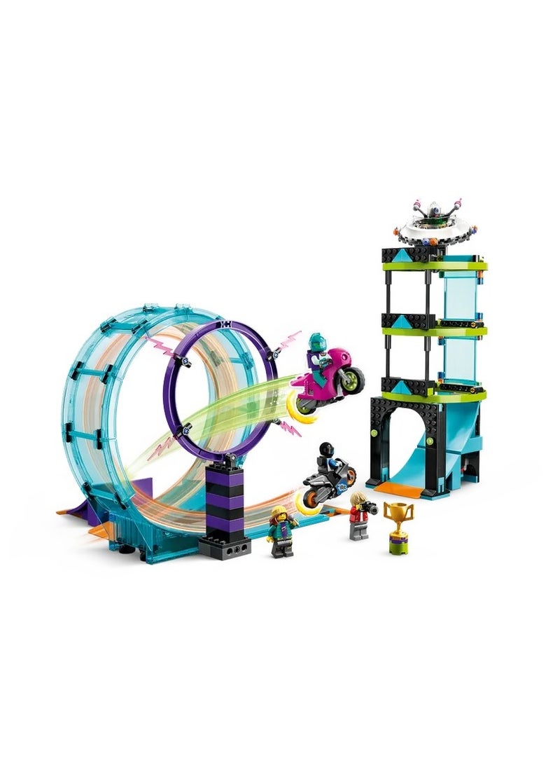 ليغو ليجو حلبة الدراجين الخطرة للشقلبة 385 قطعة - 60361 - Image 3