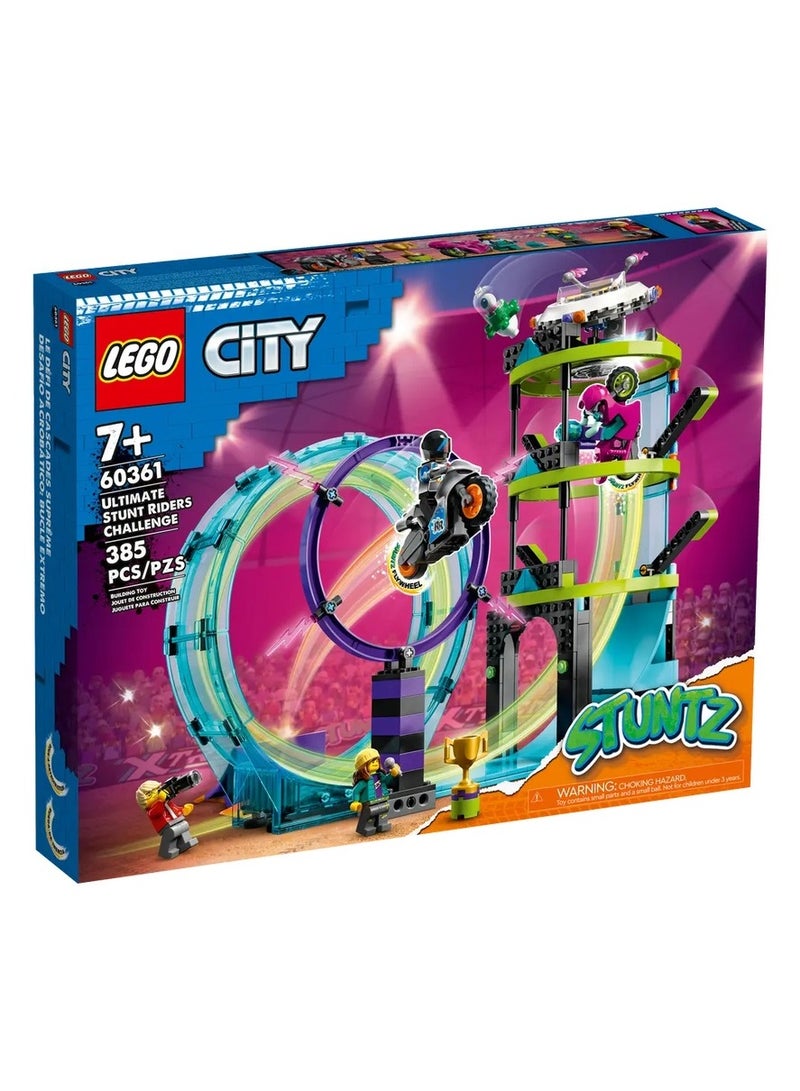 ليغو ليجو حلبة الدراجين الخطرة للشقلبة 385 قطعة - 60361 - Image 1