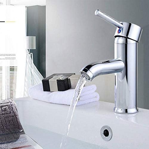 Tagve Wash Basin Sink Faucet 360 Rotation Copper, Stainless Steel Single Hole Hot/Cold Mixer Water Tap (16.5 x 5.5 cm) - Image 2