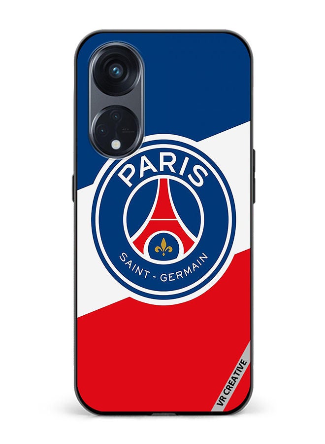 VR CREATIVE Protective Case Cover For Oppo Reno8 T 5G Paris Design Multicolour - Image 1
