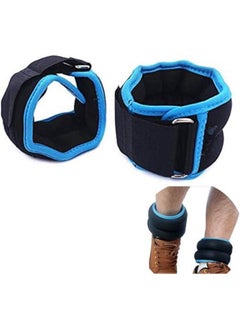 DUNISO 1kg*2 Ankle Weight Set, Wearable Leg Weight Belt, Waterproof Sandbag With Adjustable Strap, Suitable For Women Men Children Family Fitness Jogging Aerobics  - Image 1