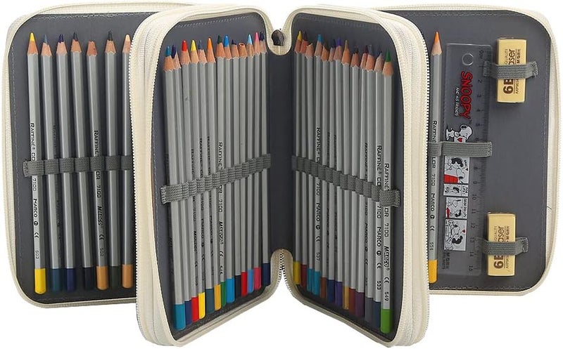 Lbxgap Portable Colored Pencil Case-72 Slots Colored Pencil Case Organizer with Zipper for Watercolor Pens or Markers, Pencil Case Organizer for Artist - Image 3