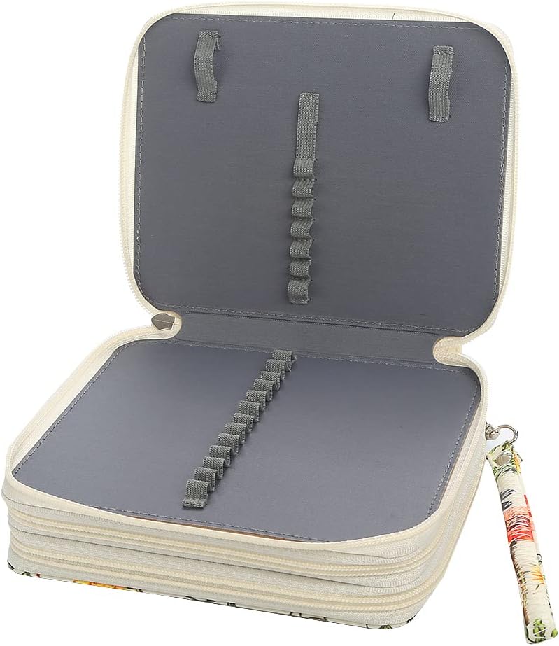 Lbxgap Portable Colored Pencil Case-72 Slots Colored Pencil Case Organizer with Zipper for Watercolor Pens or Markers, Pencil Case Organizer for Artist - Image 4