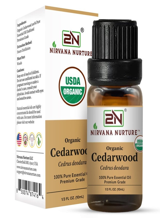 Nirvana Nurture Cedarwood Essential Oil, USDA Certified Organic, 100% Pure Undiluted, Aromatherapy Oil for Diffuser, Hair & Skin Care - Image 5