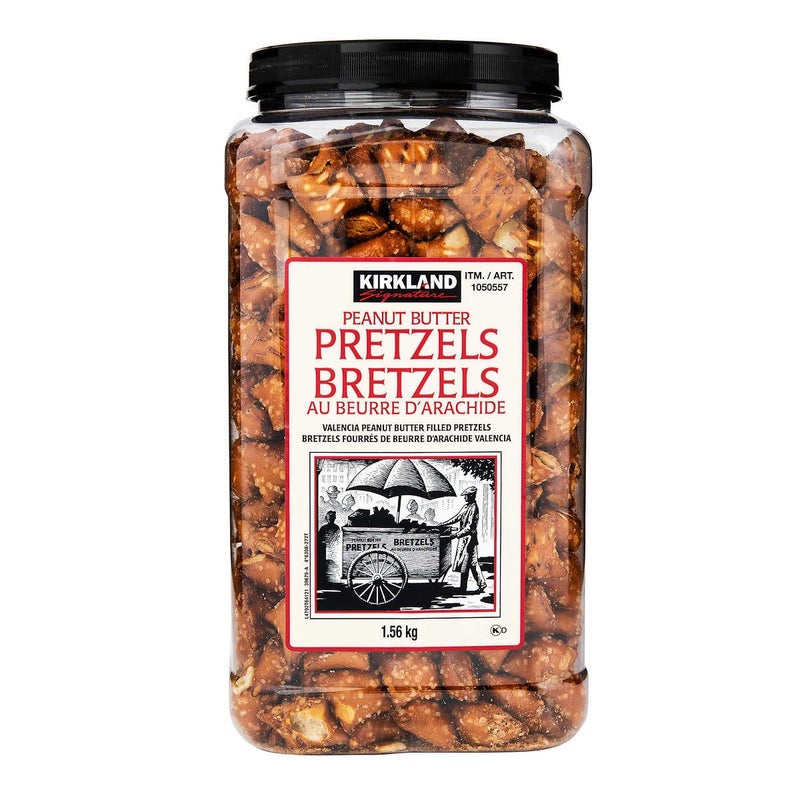 Kirkland Signature Peanut Butter Pretzels, 55 oz - Image 1