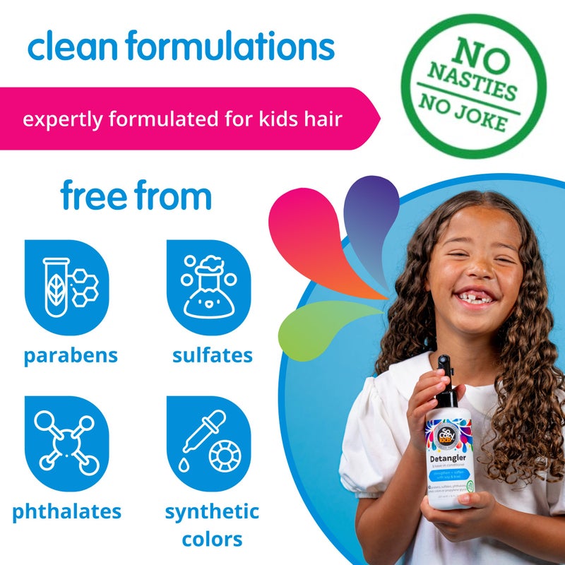 SO COZY SoCozy 2-in-1 Detangler & Leave In Conditioner Spray (8 Fl Oz, Pack Of 2) - Hair Detangler & Conditioner for Kids with Keratin, Soy Protein & Kiwi Extract - Image 5