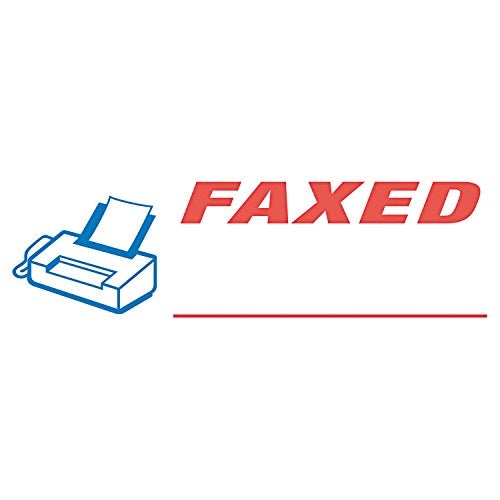 ACCUSTAMP2 035533 Pre-Inked Shutter Stamp FAXED, Red/Blue Ink, 1 Count - Image 2