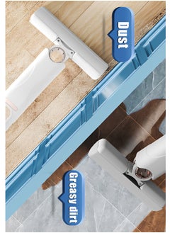 Houmt Portable Mini Mop Wet and Dry Use Self Squeeze Sponge Mop Lazy Hand Wash Free Strong Absorbent Mop for Bathroom Kitchen Desktop Glass Tableware  - Image 2