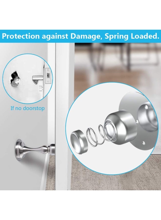 Winonly Door Stopper 4 Pack Magnetic Door Stop Stainless Steel Magnetic Door Catch 3M Double-Sided Adhesive Tape No Drilling Screws For Stronger Mount Hold Your Door Open 4 Pack For Wide Doors - pzsku/Z7B5D11B8A12E17027518Z/45/_/1721984115/1b379556-9498-4981-9982-b92894e2d71d