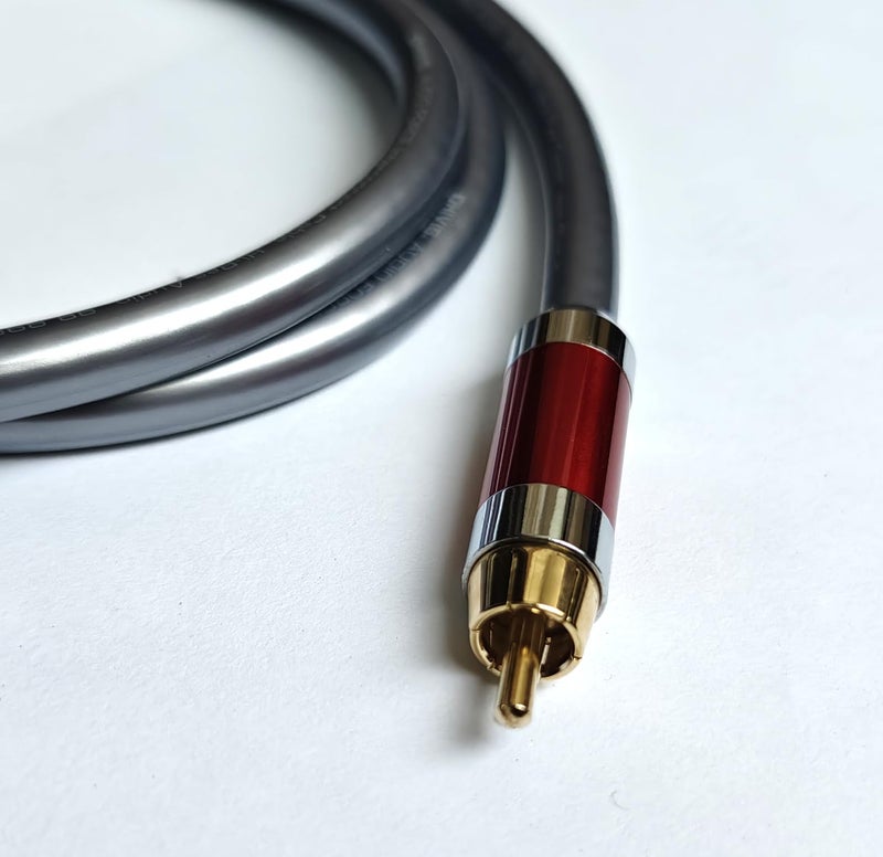 Dhivis RCA HiFi Cable-3Meters, for Subwoofer, Power Amplifier to AVR, RCA to RCA Cable, 99.999% Copper, Gold Plated Plugs (3M-RCA Hi-Fi) - Image 5