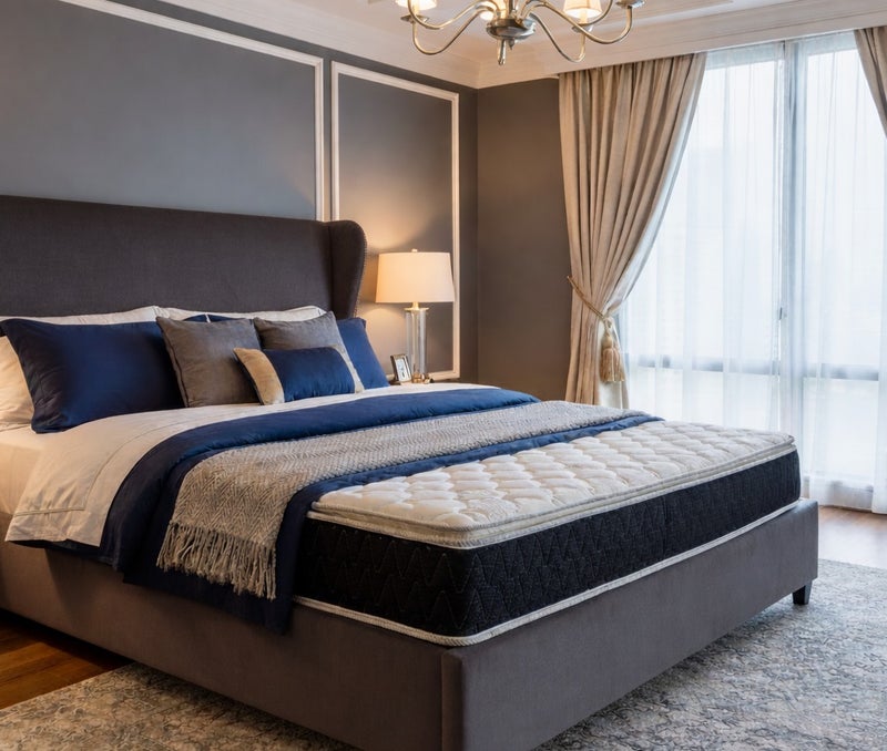 ريكسال هوم مرتبة فيفالدي بيلوتوب – مقاس 140 × 200 × 25 سم – نظام نوابض بونيل، عزل حركة وتخفيف ضغط لنوم هادئ - Image 2